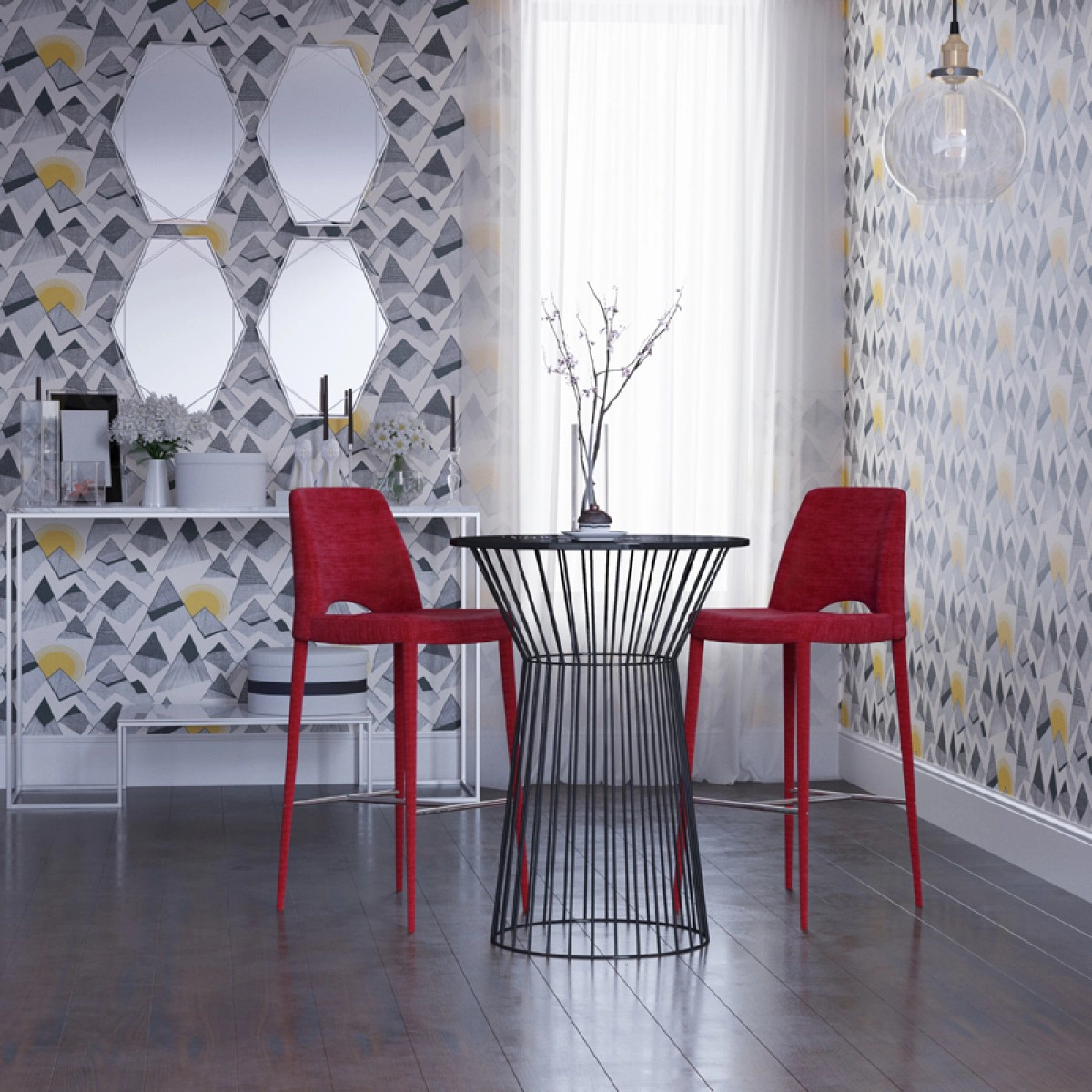 Graph & Williamette Bar Table Set