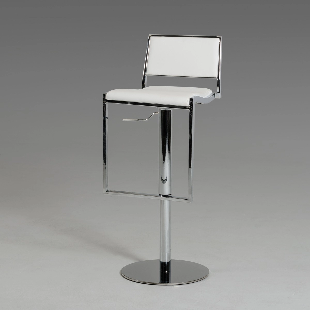 Joanie Modern White Bar Stool