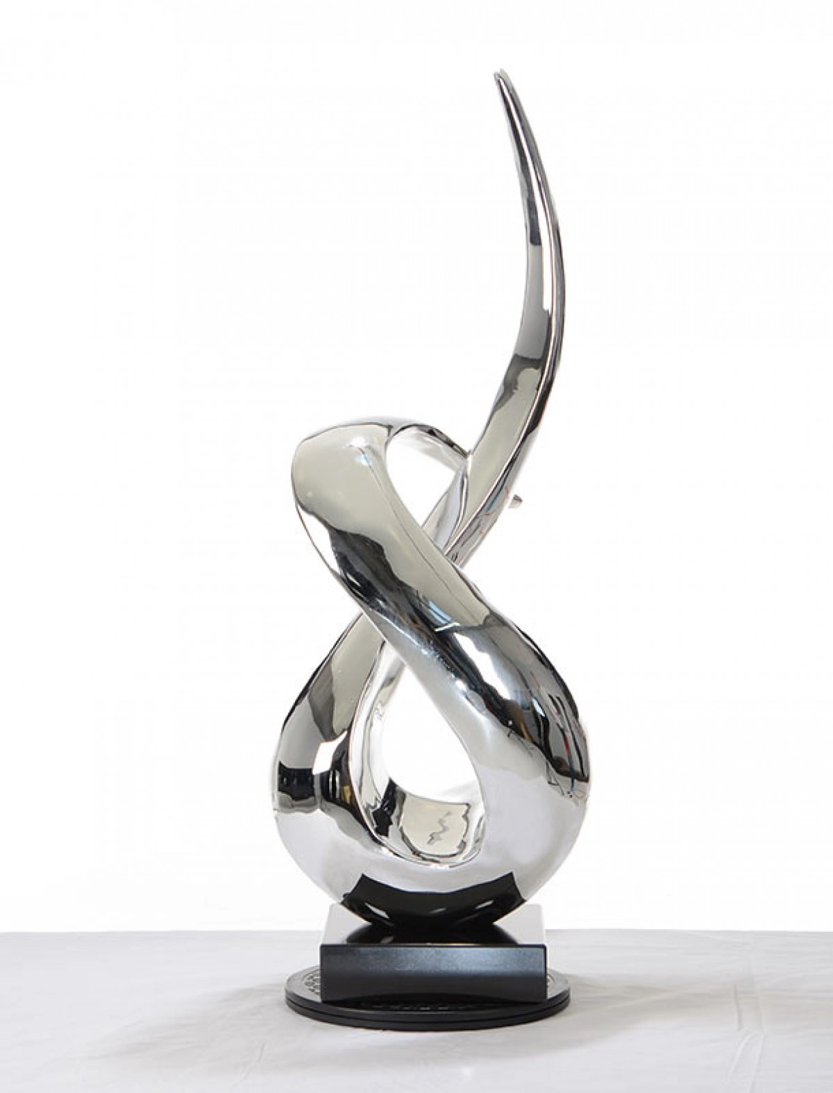Silver Modern Rotatory Sculpture Sz0019
