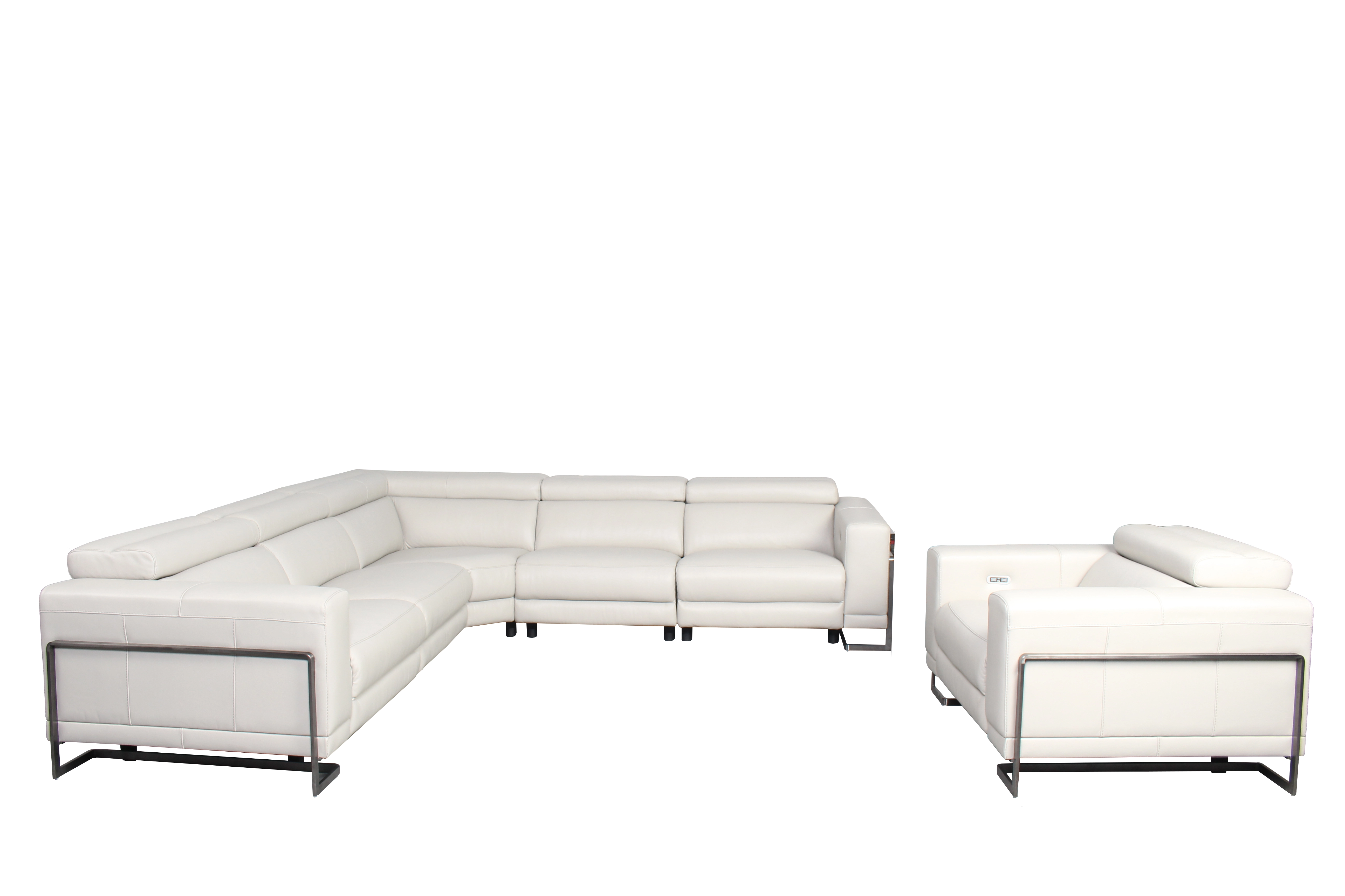 Theoreme Power Recliner Sectional