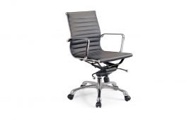 Comfy Gray High Back Office Chair