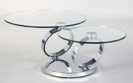 Apollo Glass Top Motion Coffee Table