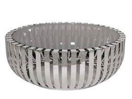 Illusion Modern Stainless Steel Round Table