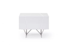 Chrysler Modern White Nightstand