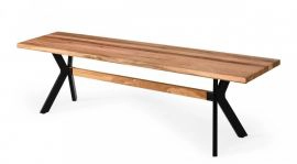 Nevada - Modern Drift Oak Bench