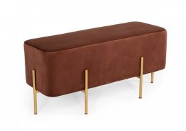 Ranger Modern Copper Fabric Bench