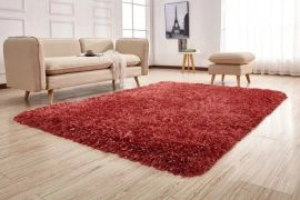 Red Modern Multi-Textural Crystal Shag 720023