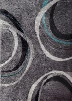 Gray Hand Tufted Modern Shag Design 72110710