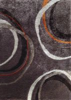 Mocha Hand Tufted Modern Shag Design 7211057