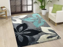 Gray Hand Tufted Modern Shag Design 720090710