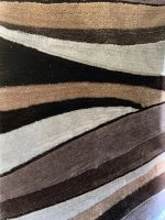 Brown Hand Tufted Modern Shag Design 7217057