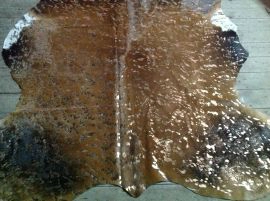 Brown Metalic Brazilian Cowhide 58
