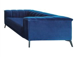 Navy Velvet Charlotte Loveseat