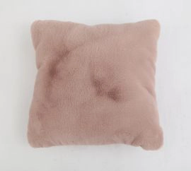 Modern Soft Luxury Faux Fur Pillow blush