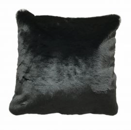 Modern Soft Luxury Faux Fur Pillow ivory