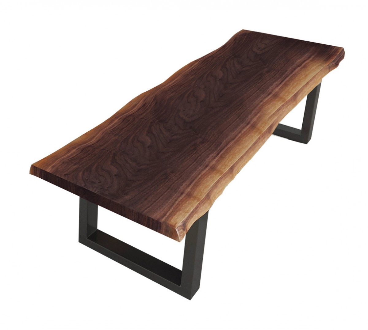 Taylor Modern Live Edge Wood Dining Bench