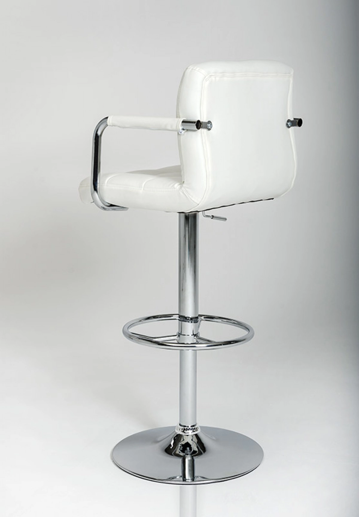 Lana White Eco-leather Contemporary Barstool
