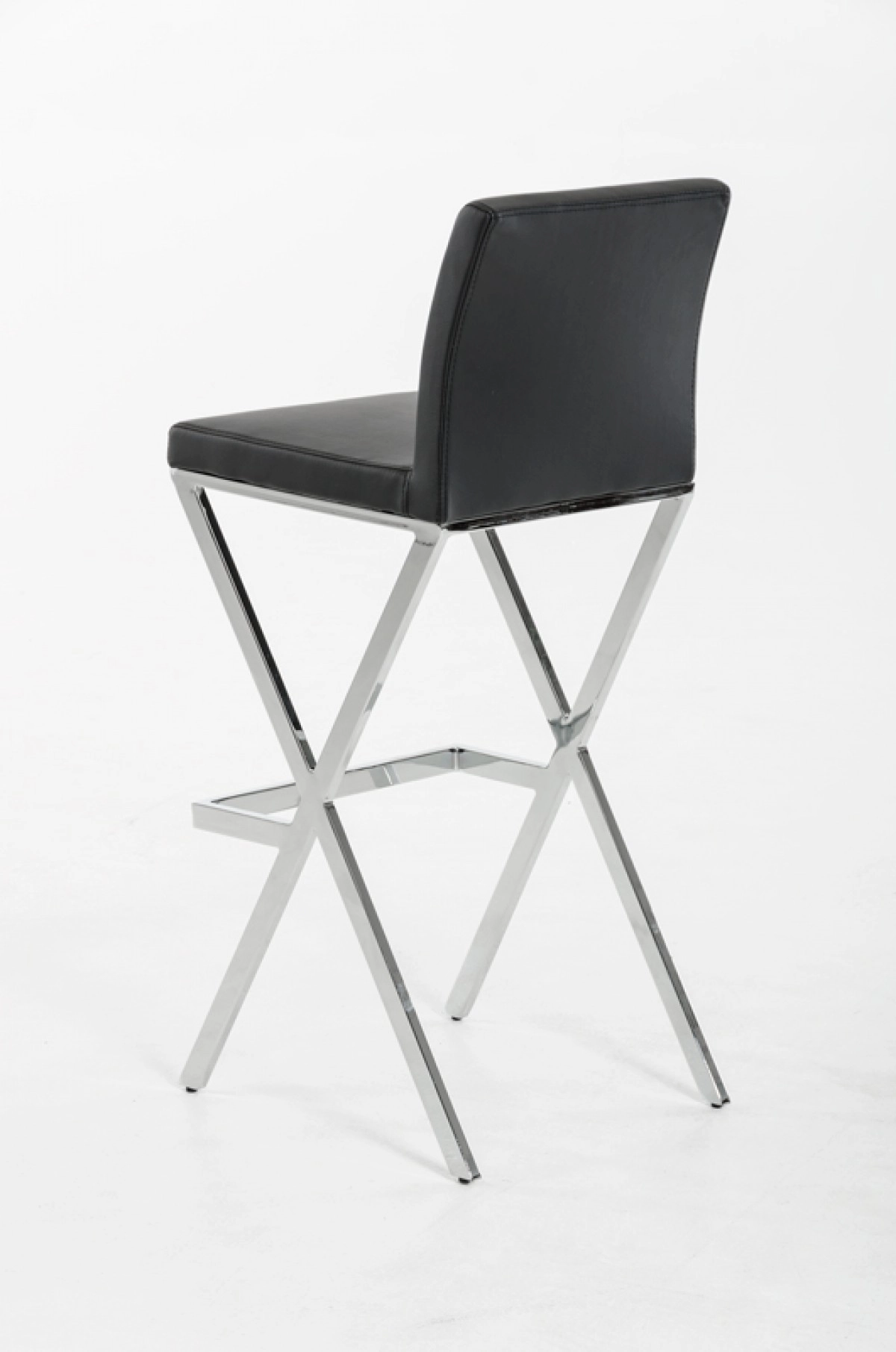 Dean - Modern Black Bar Stool (set Of 2)
