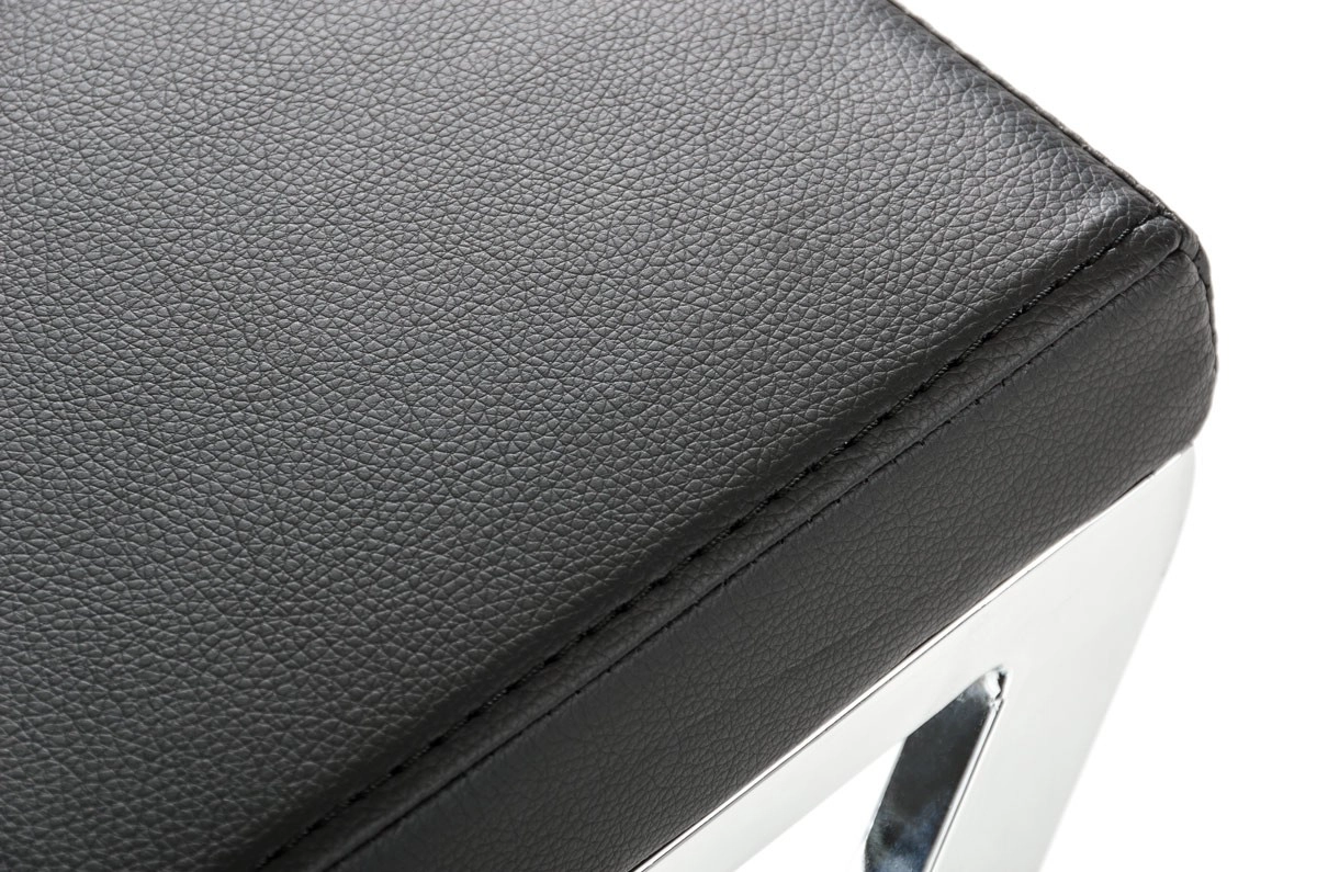 Dean - Modern Black Bar Stool (set Of 2)