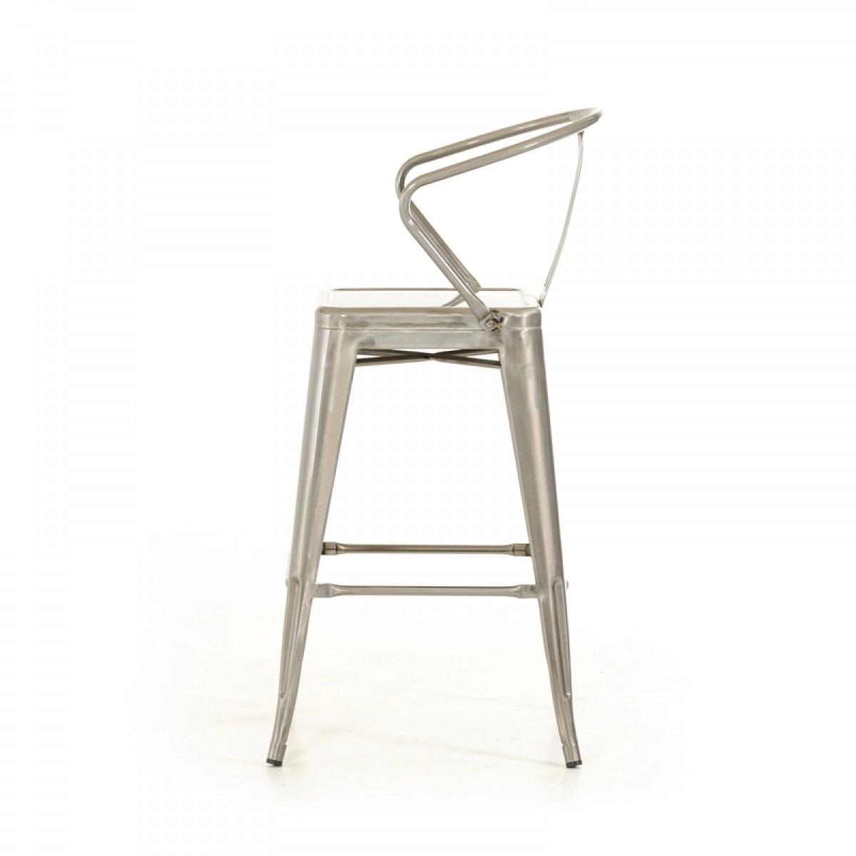Ned Modern Steel Bar Stool