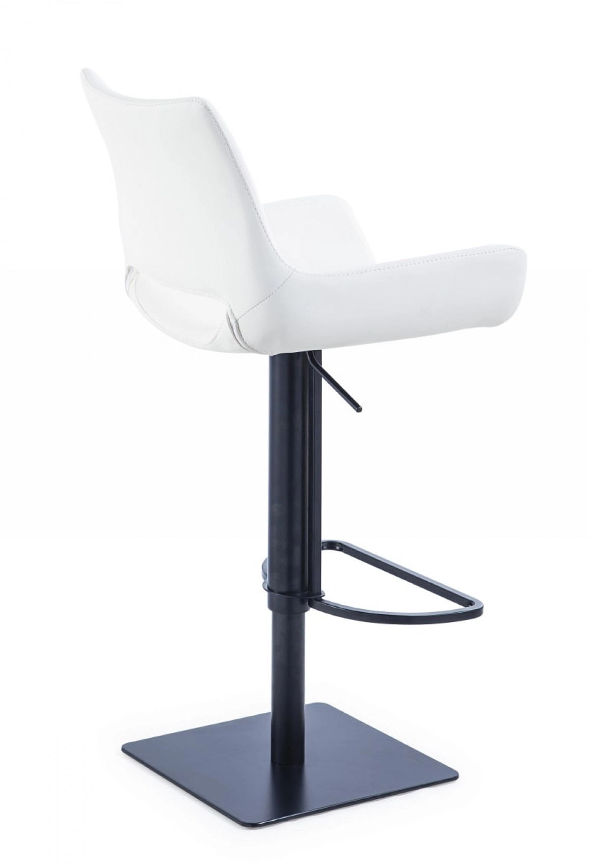 Niles - Modern White Bar Stool