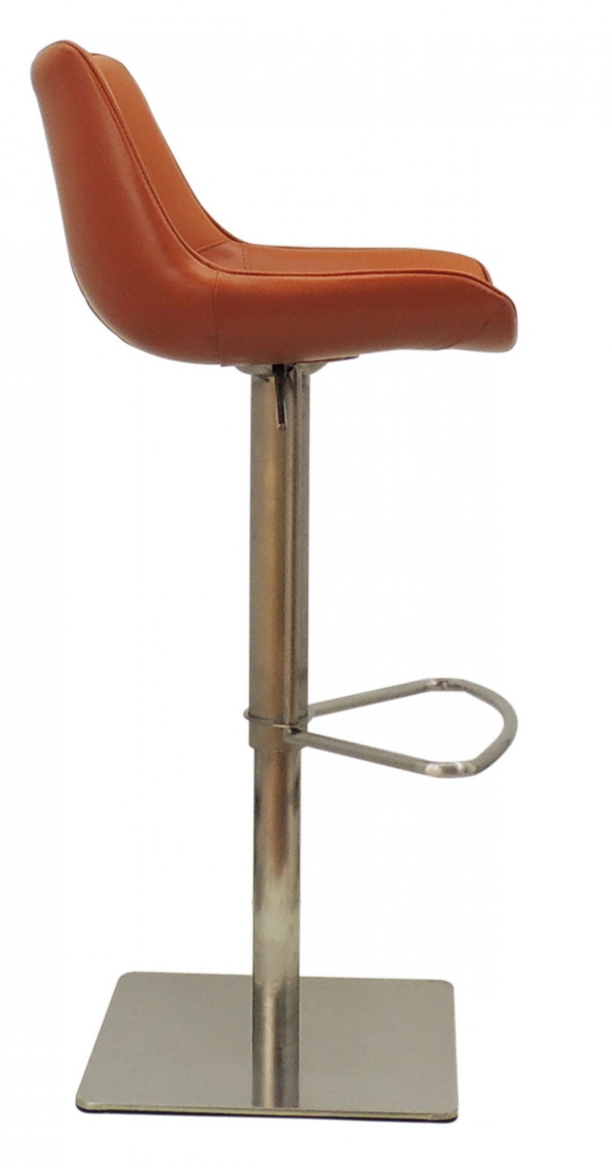 Hopkin - Modern Cognac Eco-leather Bar Stool