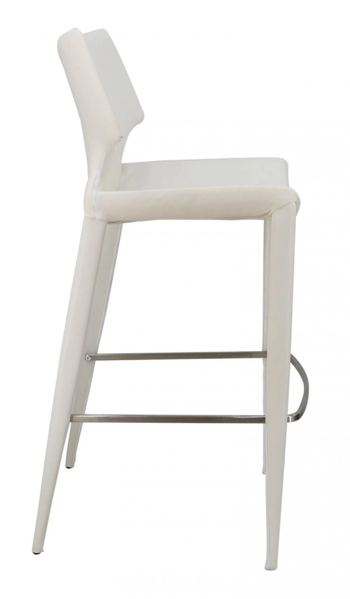 Hayes Modern White Eco-leather Bar Stool (set Of 2)