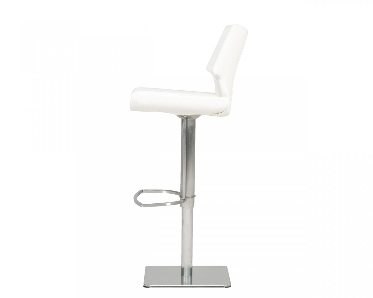 Henslow Modern White Bar Stool