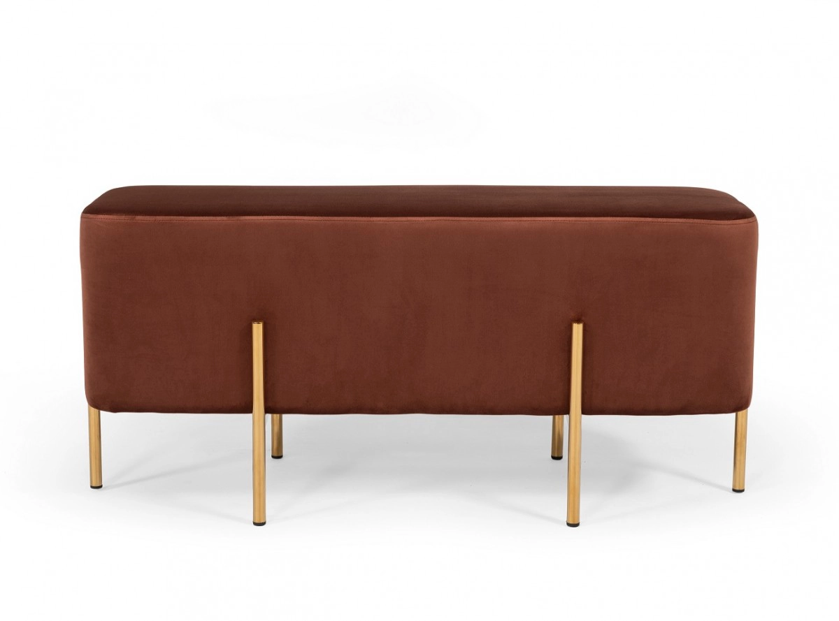 Ranger Modern Copper Fabric Bench