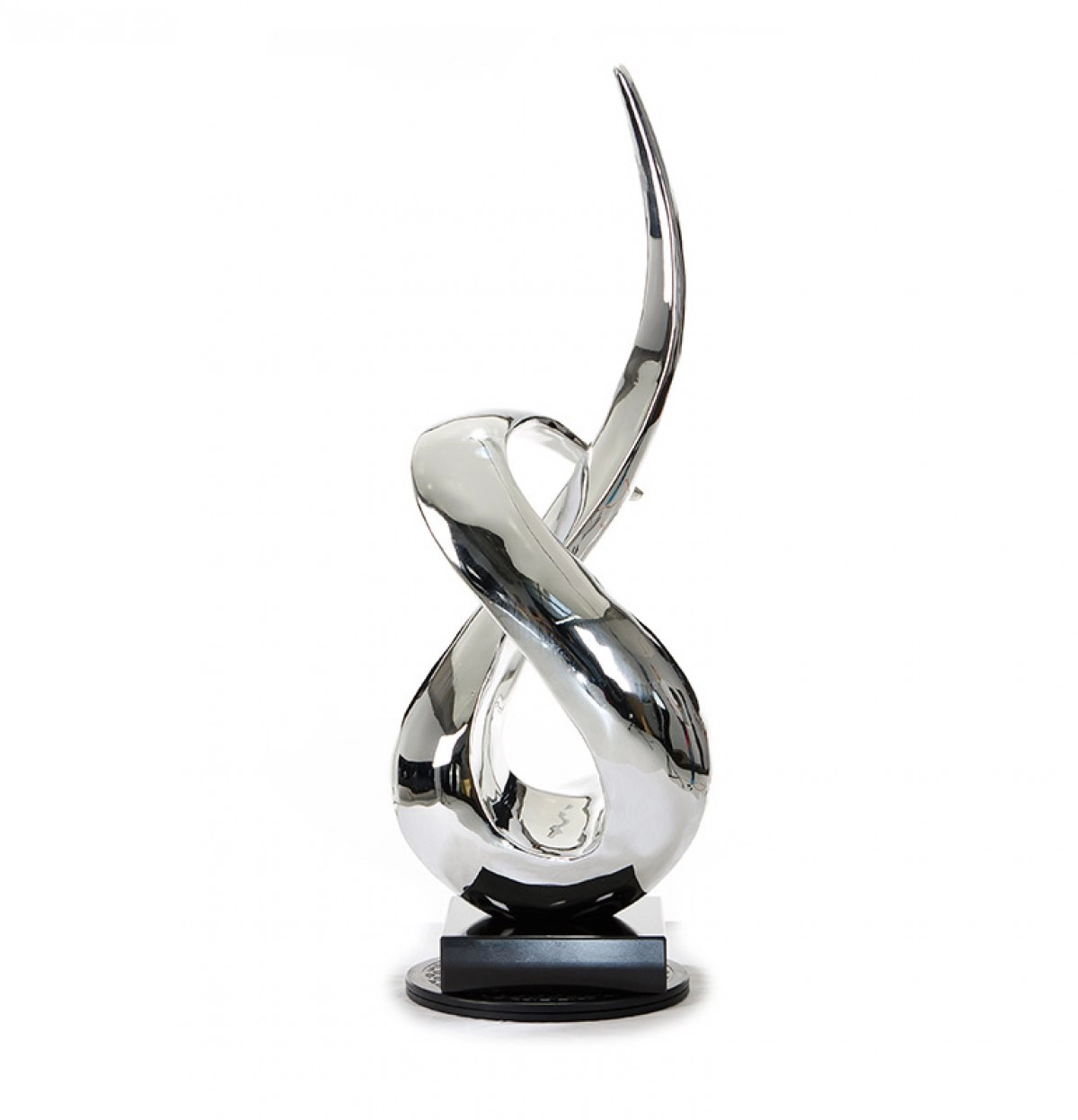 Silver Modern Rotatory Sculpture Sz0019