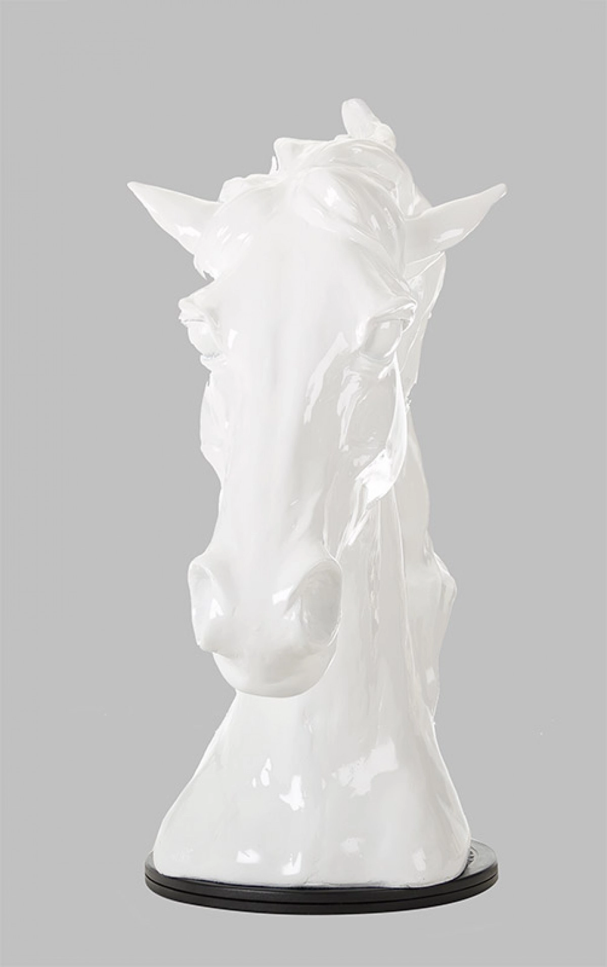 Zilli Furniture | White Modern Horse Head Sculpture Sz0002