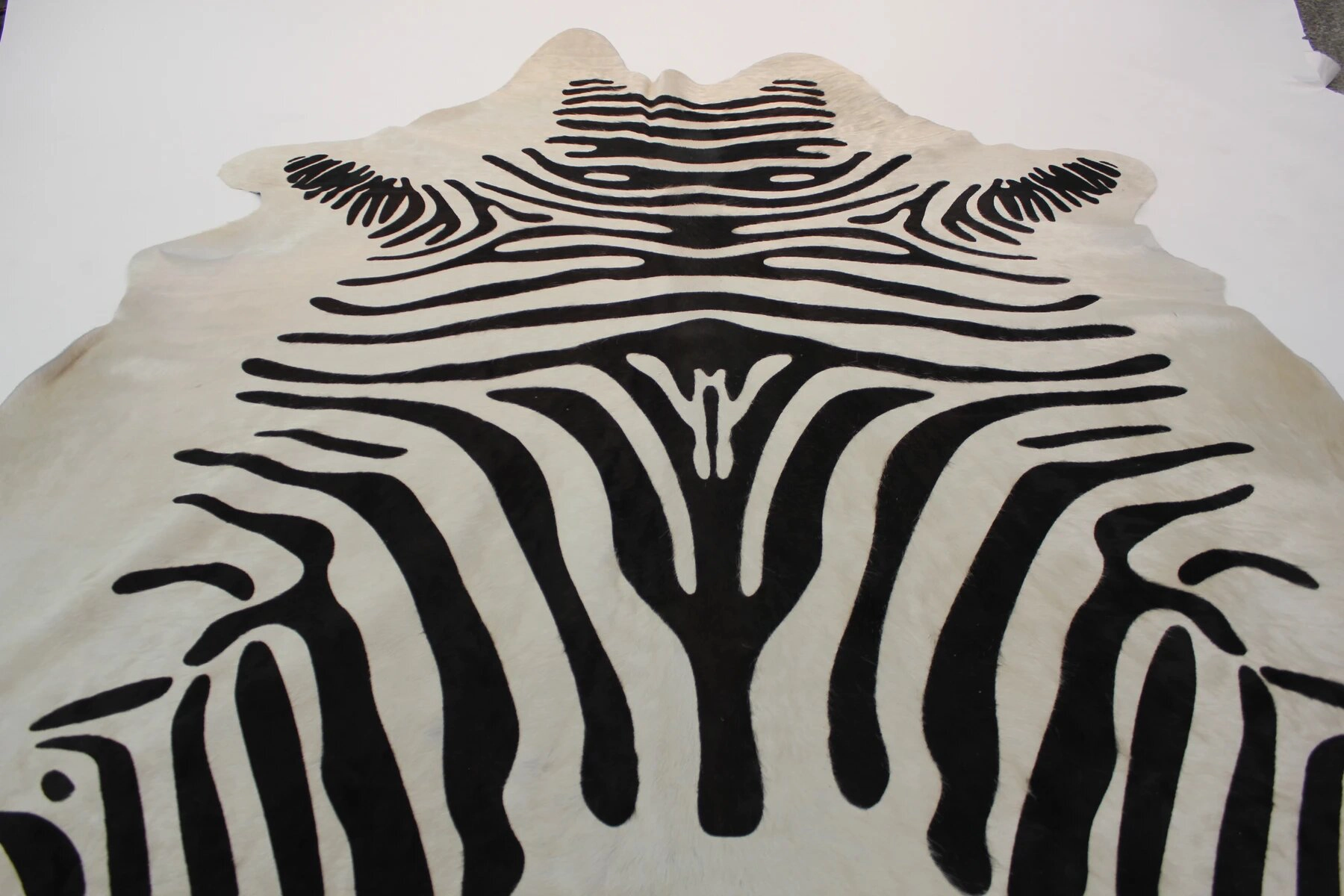 Zebra Metalic Brazilian Cowhide 58