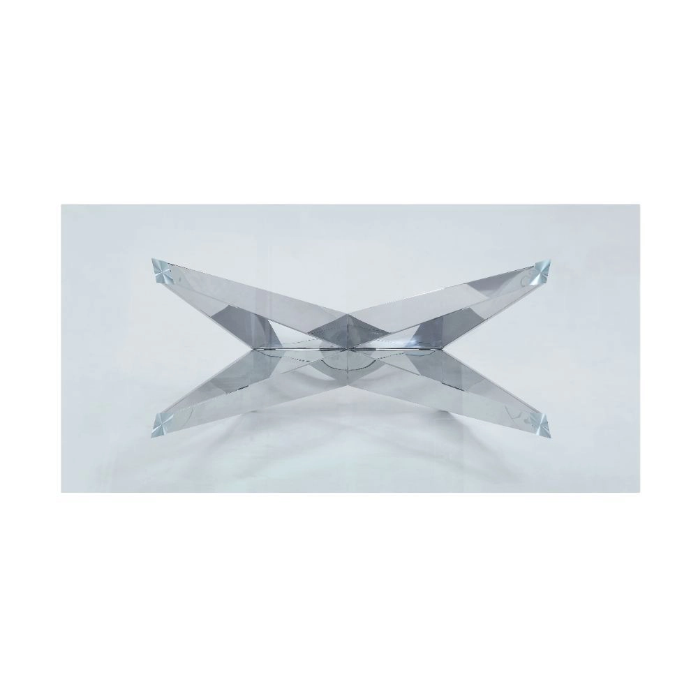 Lucca Glass Top Dining Table