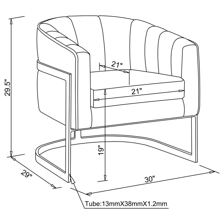 Barrel Back Accent Chair