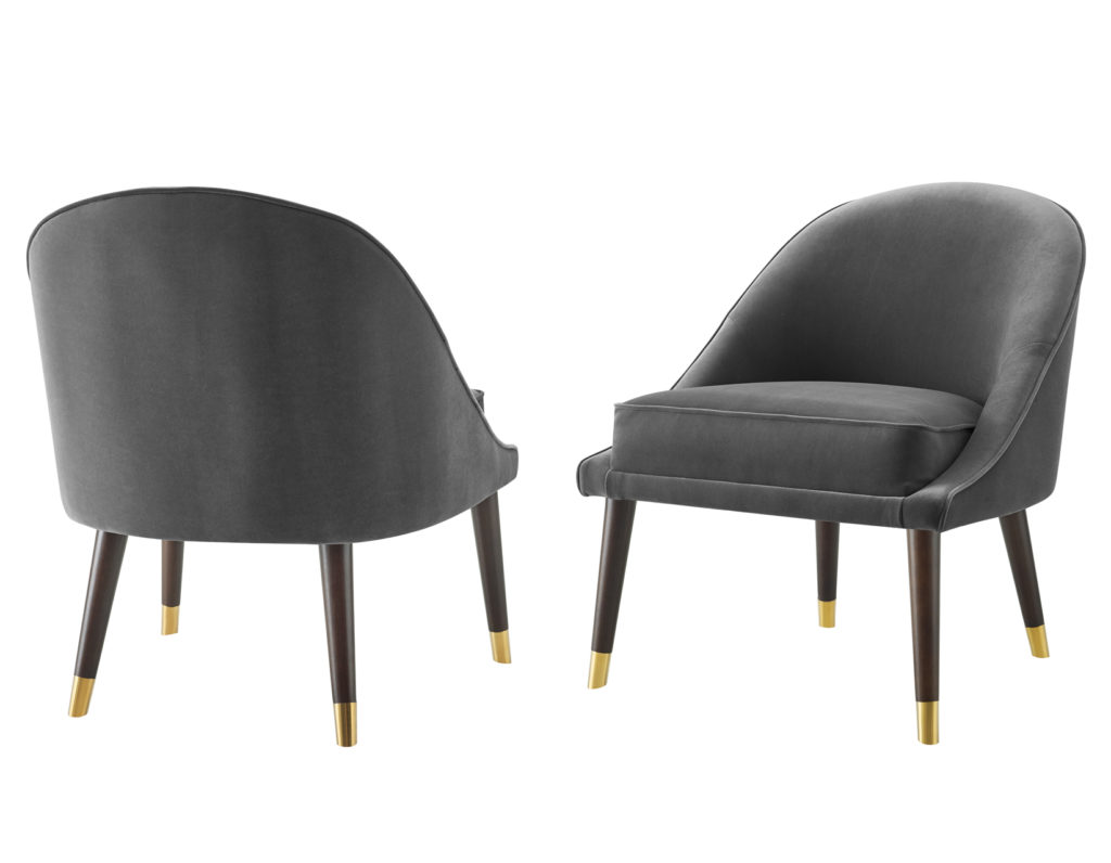 Aura Velvet Accent Chair