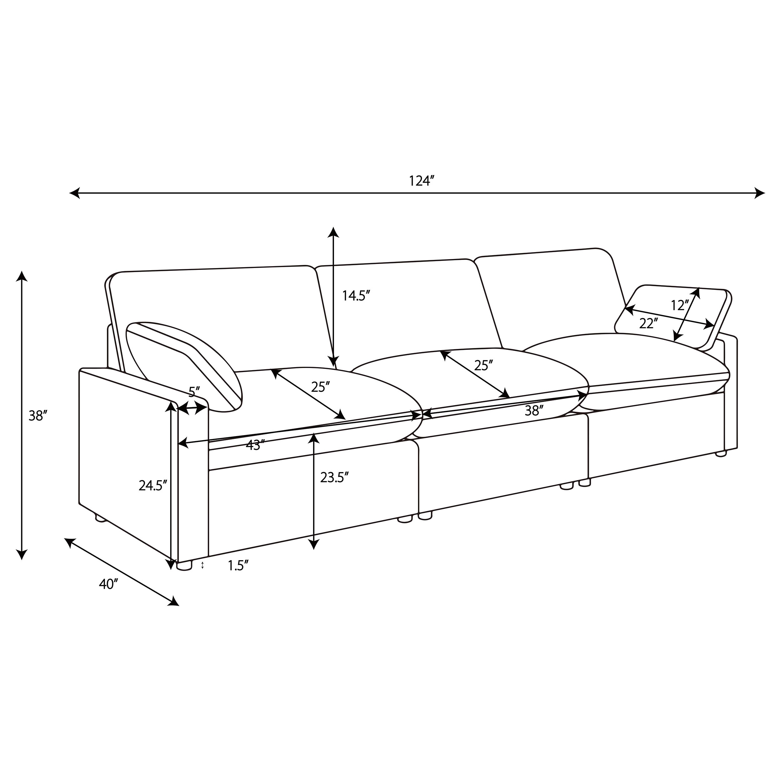 Lin Modular Power Reclining Sofa