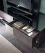 Chrysler Modern Grey Bonded King Leather Bed