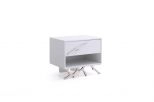 Legend Modern White Nightstand