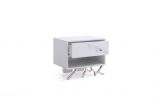 Legend Modern White Nightstand