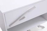 Legend Modern White Nightstand