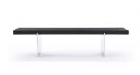 Oxnard Modern Black Ash Dining Bench