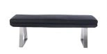 Magnus Modern Black Dining Bench