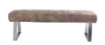 Zane Modern Brown Fabric Dining Bench