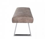 Zane Modern Brown Fabric Dining Bench