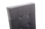 Legend Modern Grey Fabric & Stainless Steel Dining Chair (set Of