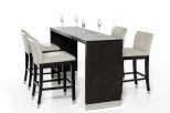 Silas Modern Wenge Wood Bar Table