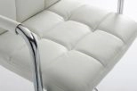 Lana White Eco-leather Contemporary Barstool