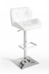 Otto Modern White Leatherette Bar Stool