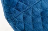 Astoria Modern Blue Fabric Bar Stool