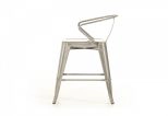 Ned Modern Steel Bar Stool